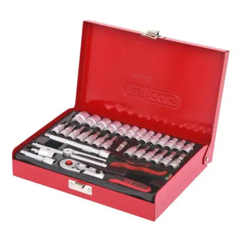 1/4" Coffret de douilles, 33 pcs.
