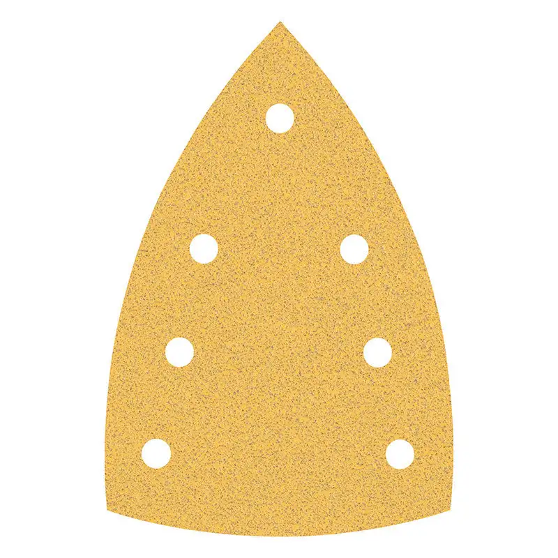 10 Feuilles triangulaires abrasives C470, 100x150 mm