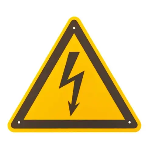 12192 VDE Panneau de danger VDE