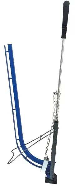 Agrafeuse verticale pour les tuyaux plancher chauffant