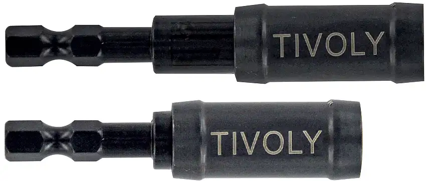 Tivoly   Porte-embout Impact aimanté pour vis longue et lourde