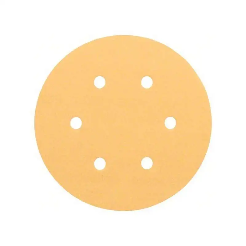 5 feuilles abrasives BOSCH Professional C470 Best for Wood and Paint pour ponceuses excentriques Ø 150mm - 6 trous