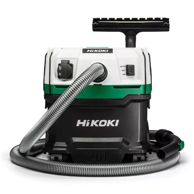 Aspirateur 1200W - HIKOKI - RP200YLWAZ - 4,2m3/min Cuve 20L poussière/eau  classe L