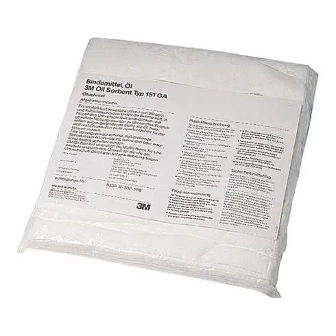 Absorbant hydrocarbures T 151GA 39 cm 53 cm 20 serviettes carton 3M