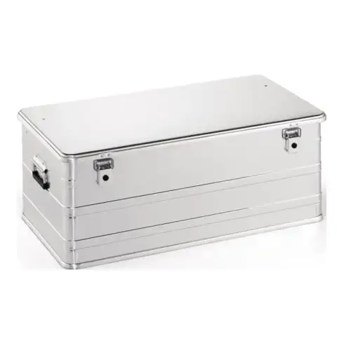 Boîte en aluminium iqs 902 x l 495 x 367 mm (L x l x H) 140 l avec fermoir à déclic et perçages