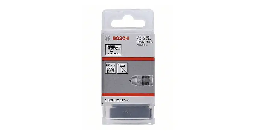 BOSCH Mandrins à serrage rapide jusqu'à 13 mm 1-13 mm, 1/2" – 20 1608572017