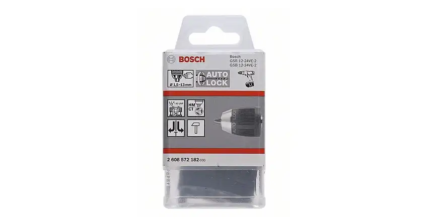 BOSCH Mandrins à serrage rapide jusqu'à 13 mm 1,5-13 mm, 1/2" – 20 2608572182