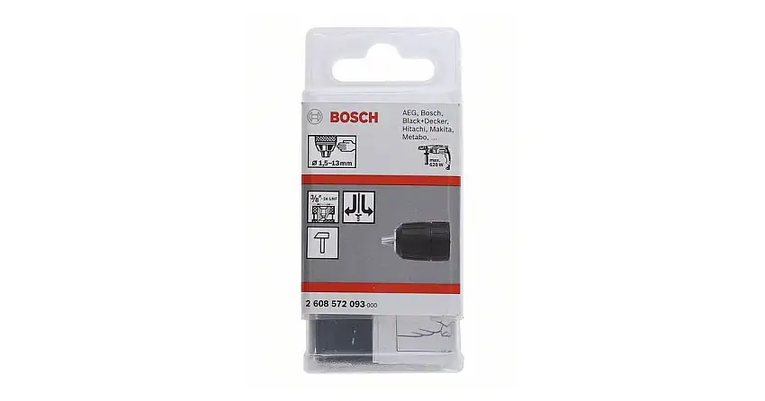 BOSCH Mandrins à serrage rapide jusqu'à 13 mm 1,5-13 mm, 3/8" – 24 2608572093