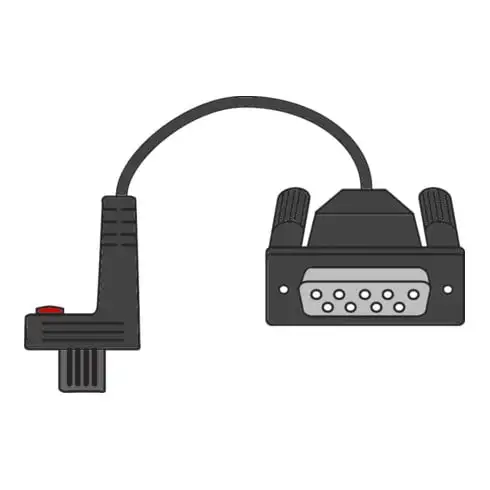 Câble de données DIGI-MET® RS232 p. Data-Variable L. 2 m HELIOS PREISSER