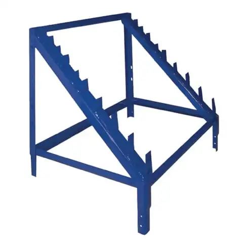 Élément rapporté p. tiges filetées LOGS 60 H600xl540xP390mm bleu RAL 5022 LOGS