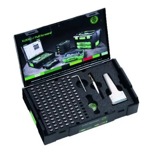 Jeu de chiffres et de lettres à frapper 115pces, H. de police 3mm, emmanch. 10 e