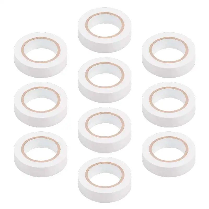 Lot de 10 ruban adhésif isolant PVC pour électricien blanc NEO TOOLS 01-528 15 mm x 0.13 mm x 10m