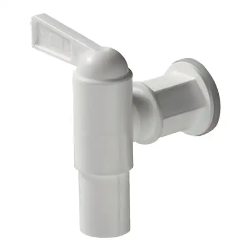 Robinet d'écoulement plastique blanc 19,05 (¾po.) mm