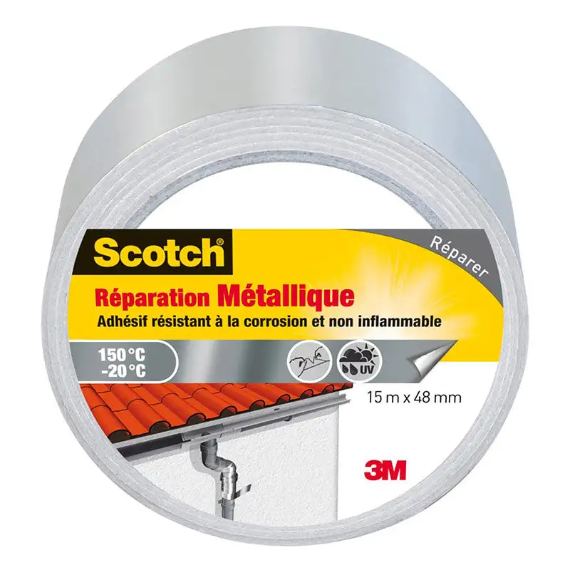 Ruban adhésif  Réparation Métallique 15mx48mm 3M SCOTCH 1498439