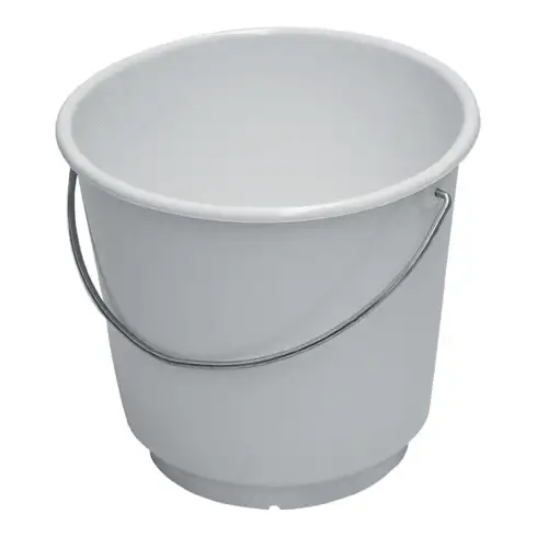 Seau 20 l polyéthylène blanc compatible alimentaire D. 360 mm H. 330 mm