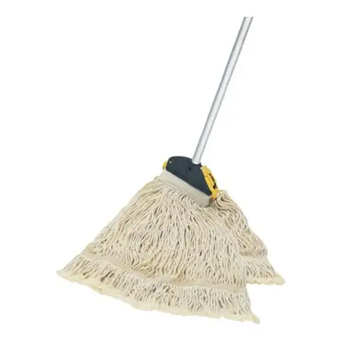 Set de franges de nettoyage humide serpillère ac porte-frange et manche alu L.14