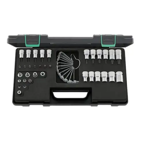 STAHLWILLE Coffret de douilles pour Torx, carré 1/4, 3/8, 1/2 35 pièces
