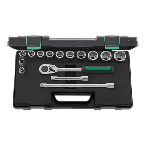 STAHLWILLE Jeu de clés à douilles, carré 1/2″ 15 pièces 6