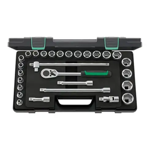 STAHLWILLE Jeu de clés à douilles, carré 1/2″ 28 pièces 6