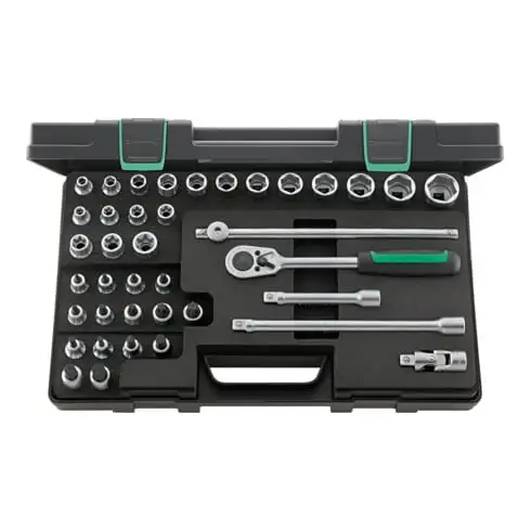 STAHLWILLE Jeu de clés à douilles, carré 1/2″ 39 pièces