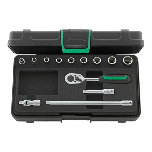 STAHLWILLE Jeu de clés à douilles, carré 1/4″ 13 pièces, dimensions américaines