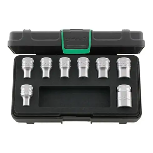 STAHLWILLE Jeu de douilles pour Torx, carré 1/2 pouce 8 pièces