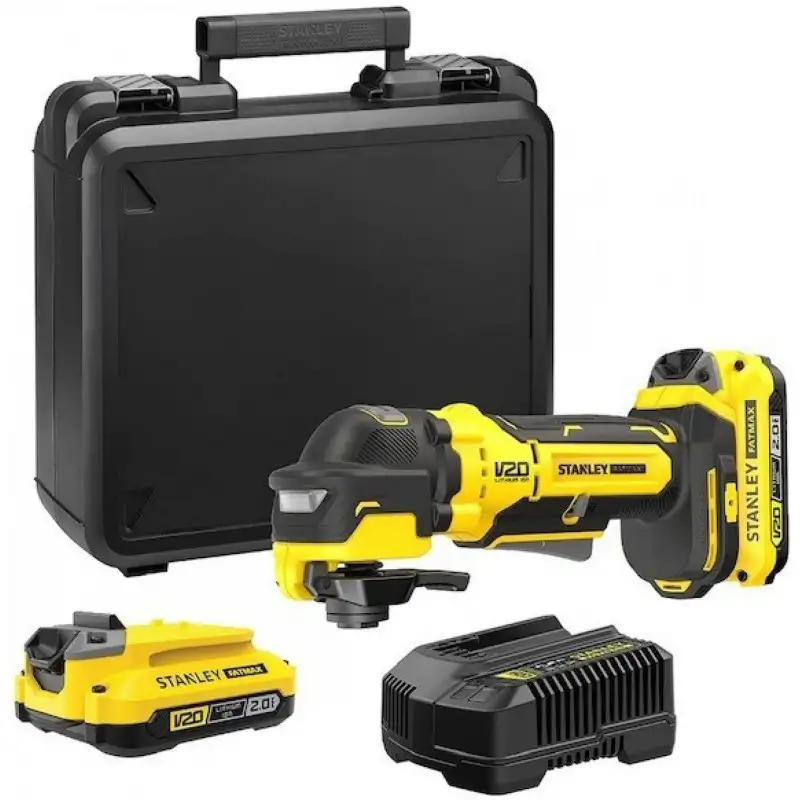 Stanley SFMCE510D2K-QW Outil multifonction (18V/2x2,0Ah), coffret
