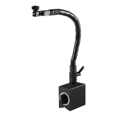 Support magnétique rayon d'action 200 mm H. totale 350 mm force d'adhérence 600