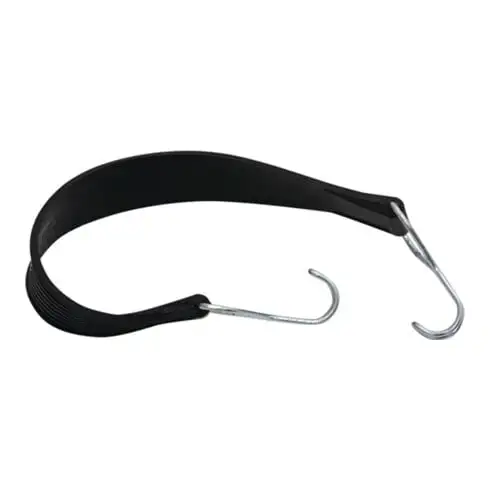 Tendeur en caoutchouc caoutchouc avec 2 crochets pour conteneur sur roulettes l.