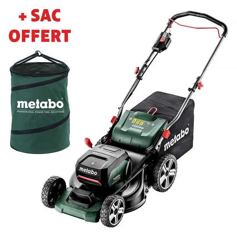 Tondeuse METABO RM 36-18 LTX BL 46 (vendu sans batterie)