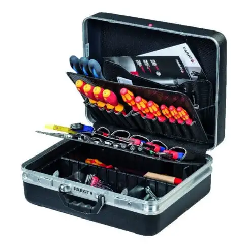 Valise rigide Parat 470 x 190 x 360 mm (l x P x H) double aluminium 34 l X-ABS, panneau plastique