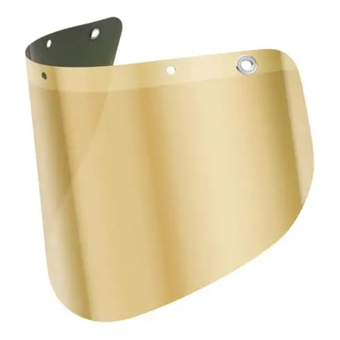 Verre de protection transp., vaporisée or polycarbonate EN 166 EN 167 EN 168 EN