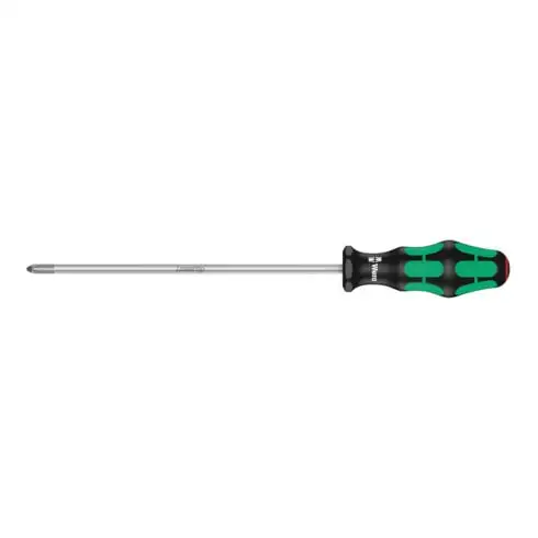WERA Tournevis long pour vis Phillips avec manche Kraftform 2/200 mm