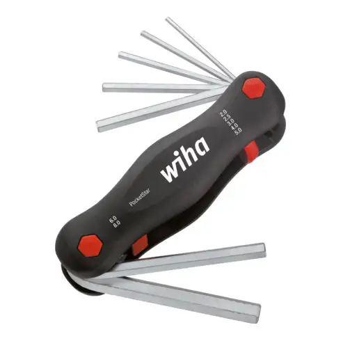 WIHA Jeu de clés dans un support pliable 7/8